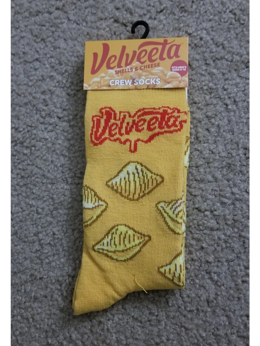 Velveeta Shells & Cheese Crew Socks